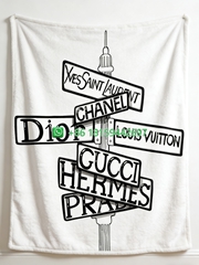 Chanel Throw Blankets
